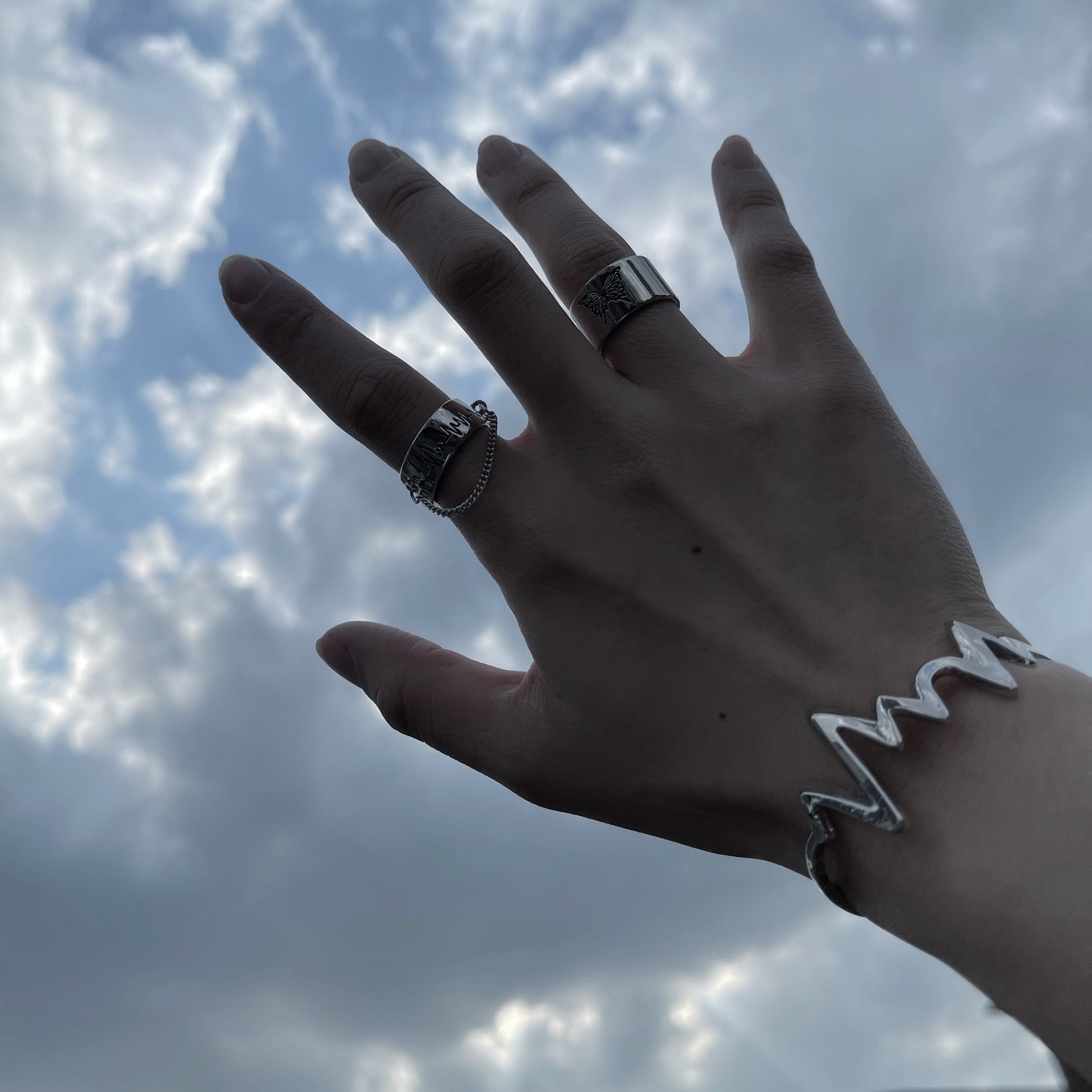 【再販】gibous signal chain ring
