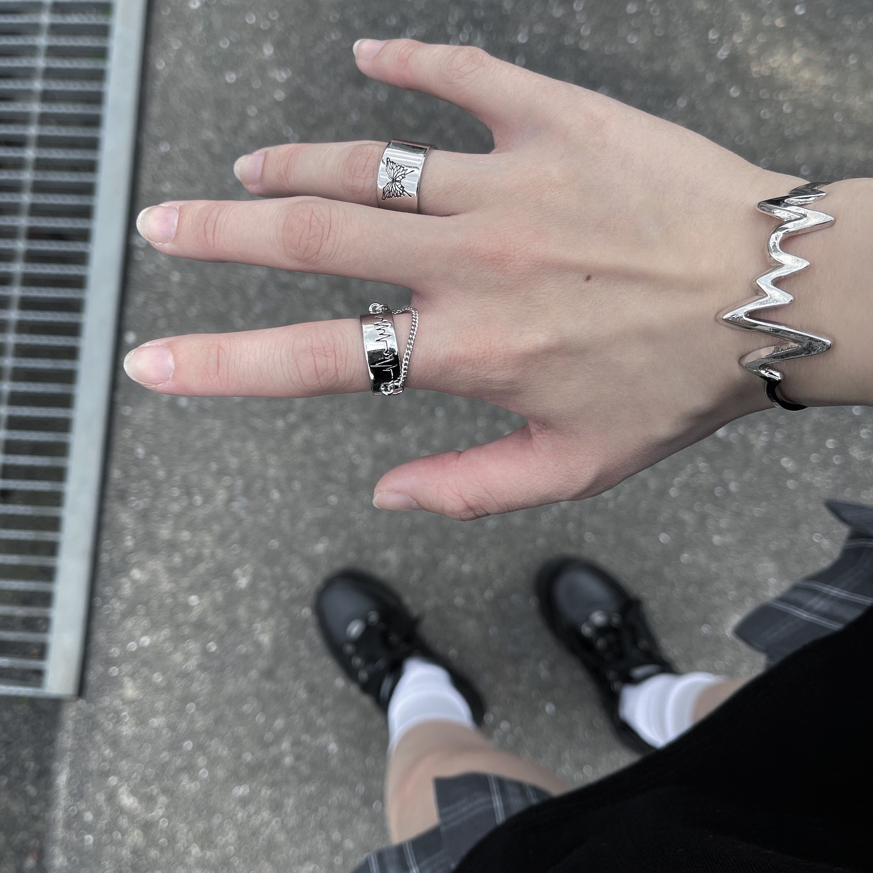 【再販】gibous signal chain ring