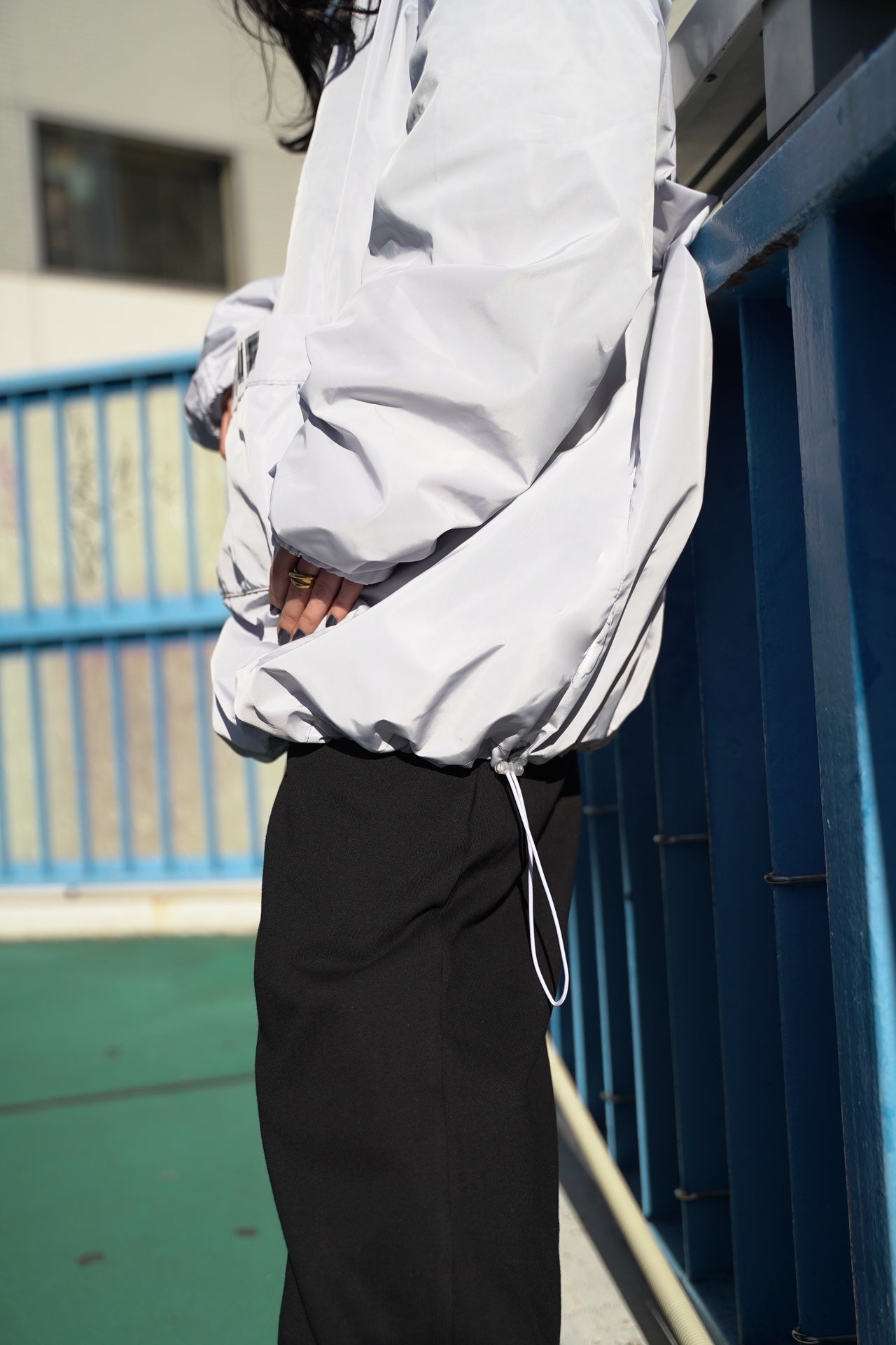 gibous Wind hoodie gray