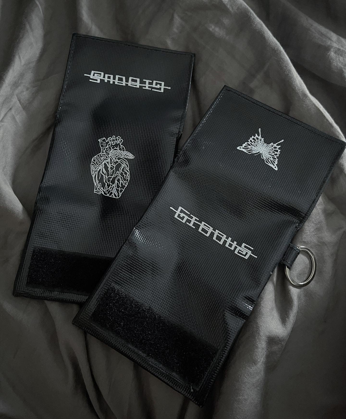 gibous butterfly Mini Key wallet