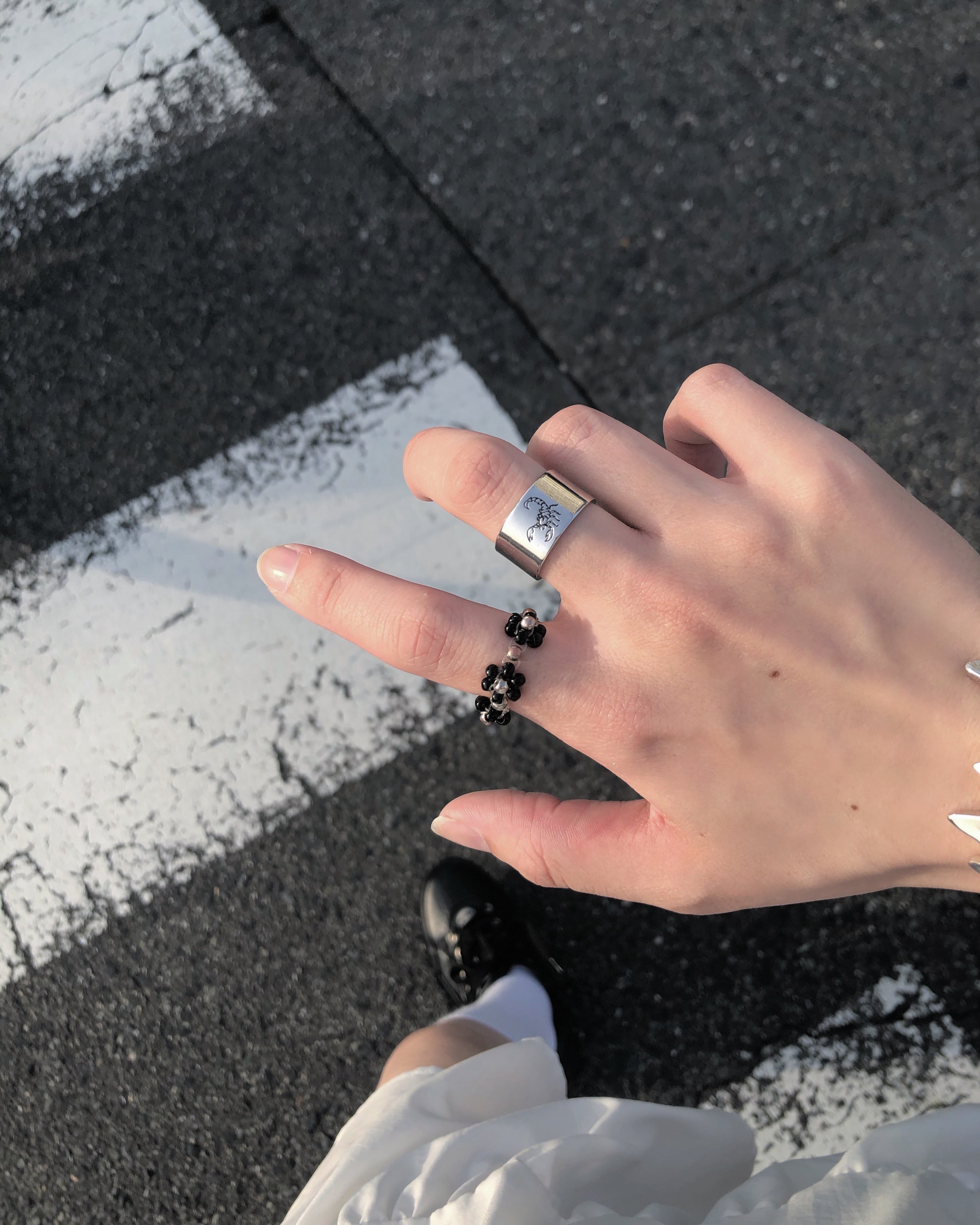 gibous scorpion ring