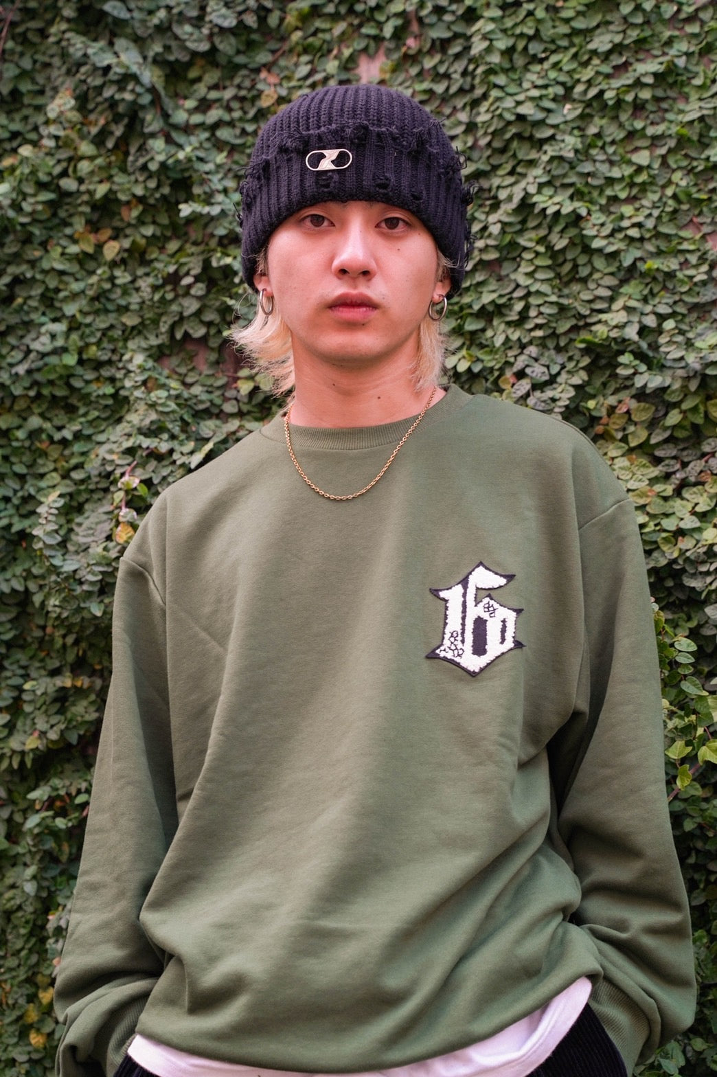 gibous wappen trainer moss green