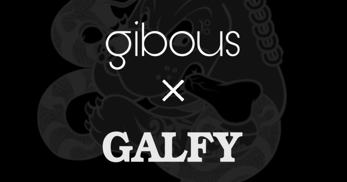 【gibous × GALFYコラボ決定】