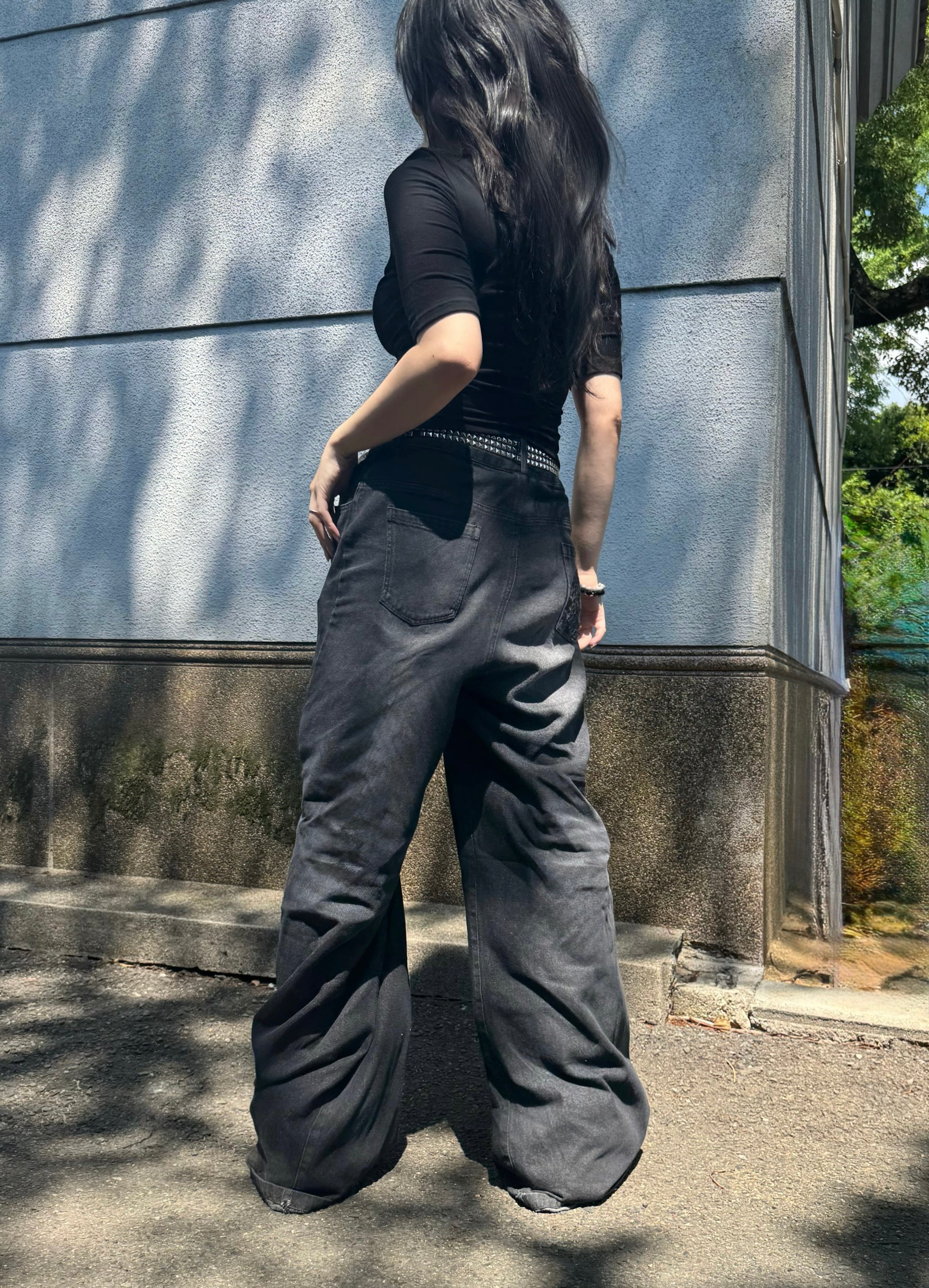 gibous snake scorpion pocket baggy pants