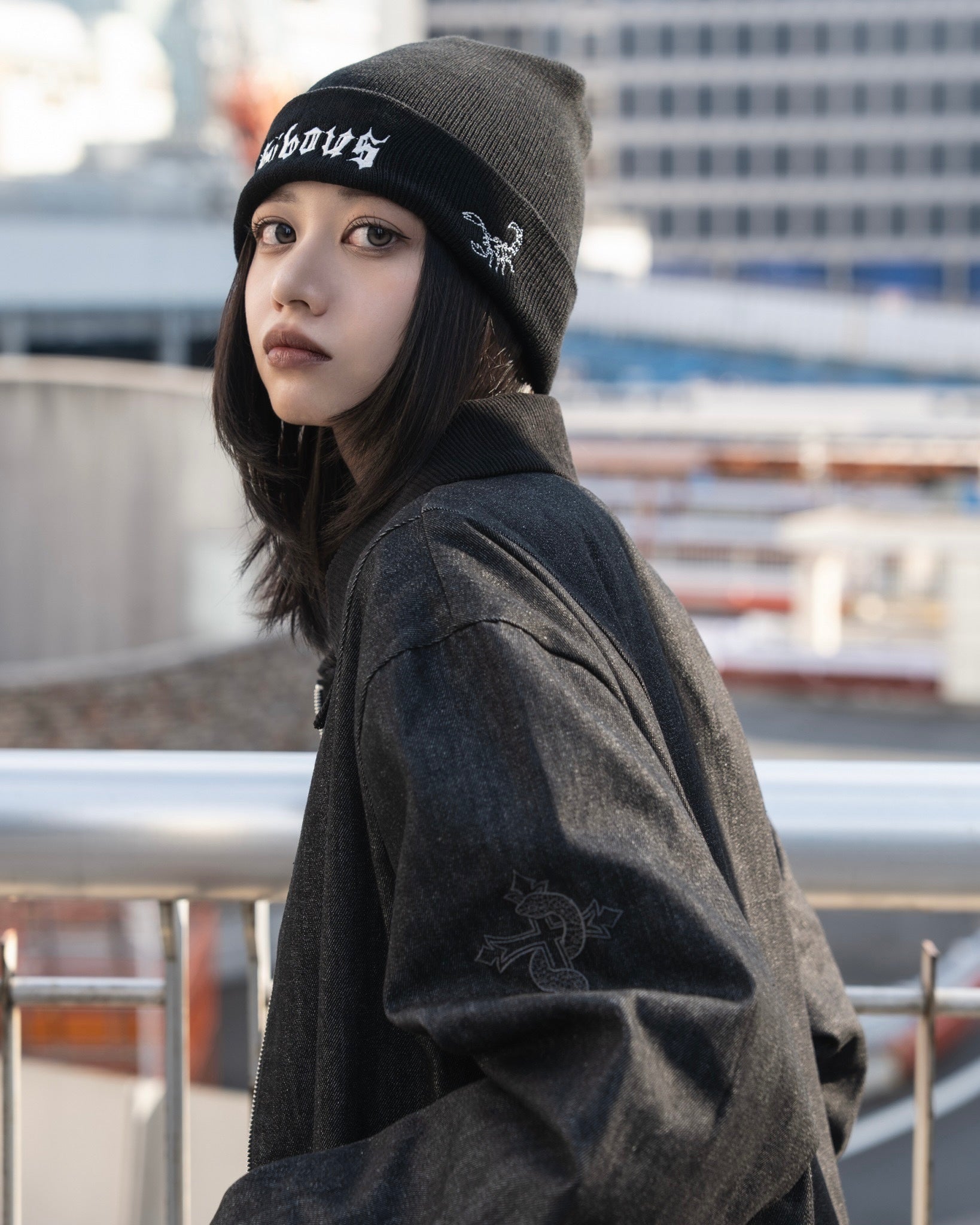 gibous gothic logo beanie