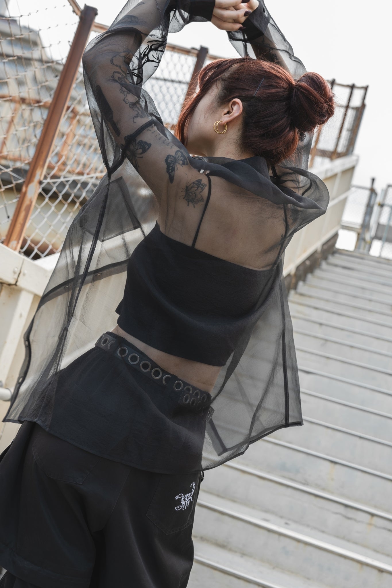 gibous tattoo sheer shirt