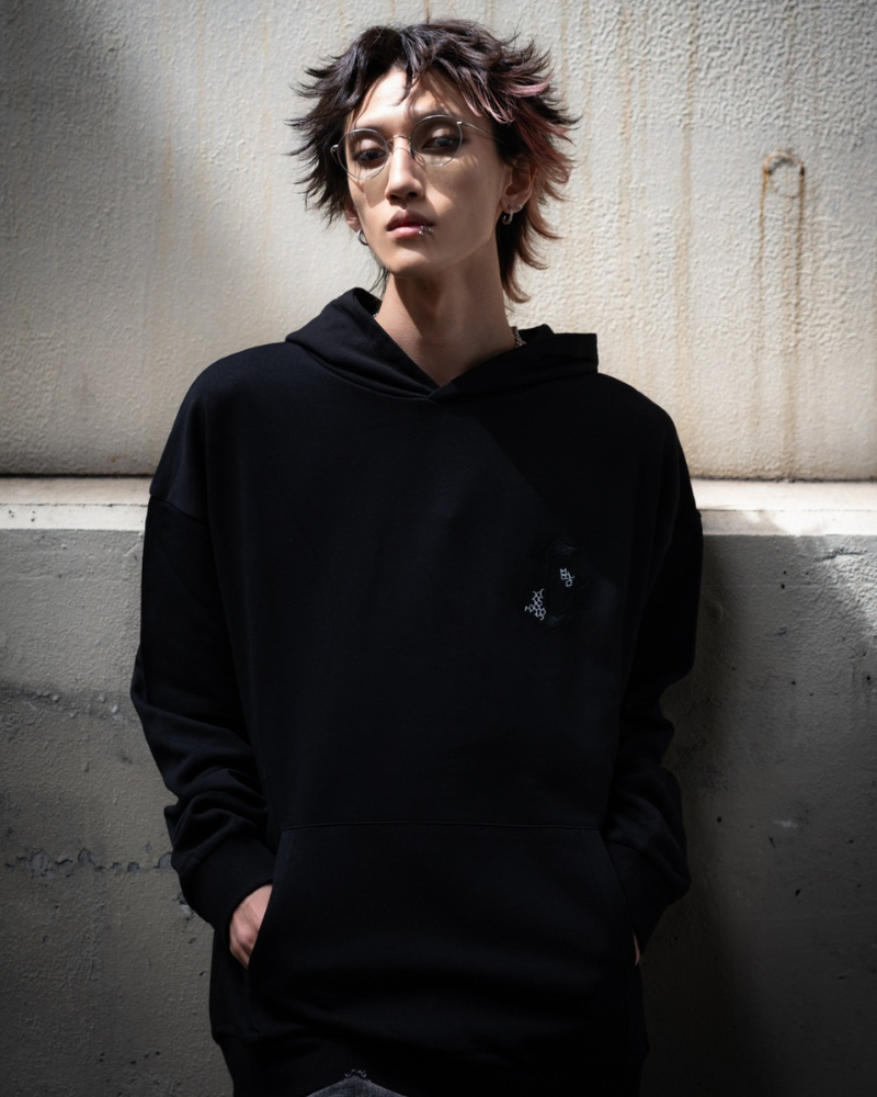 gibous G hoodie black