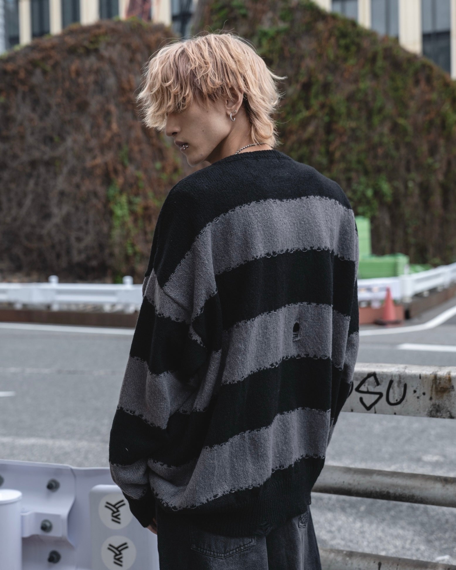 【再販】gibous scorpion border knit
