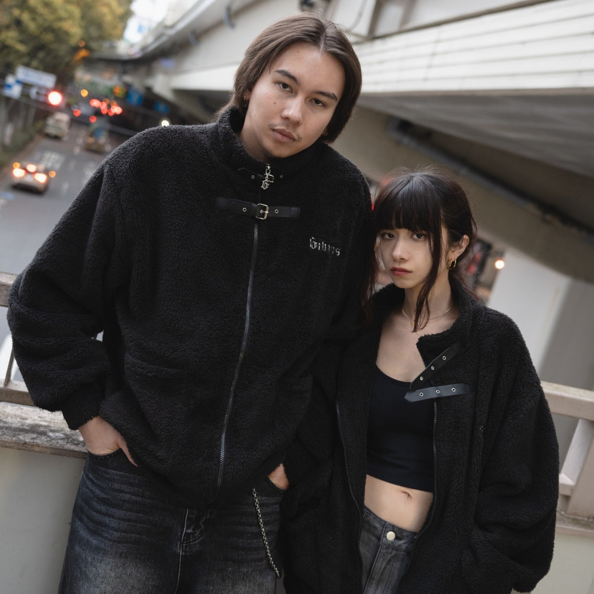 gibous double belt logo boa outer