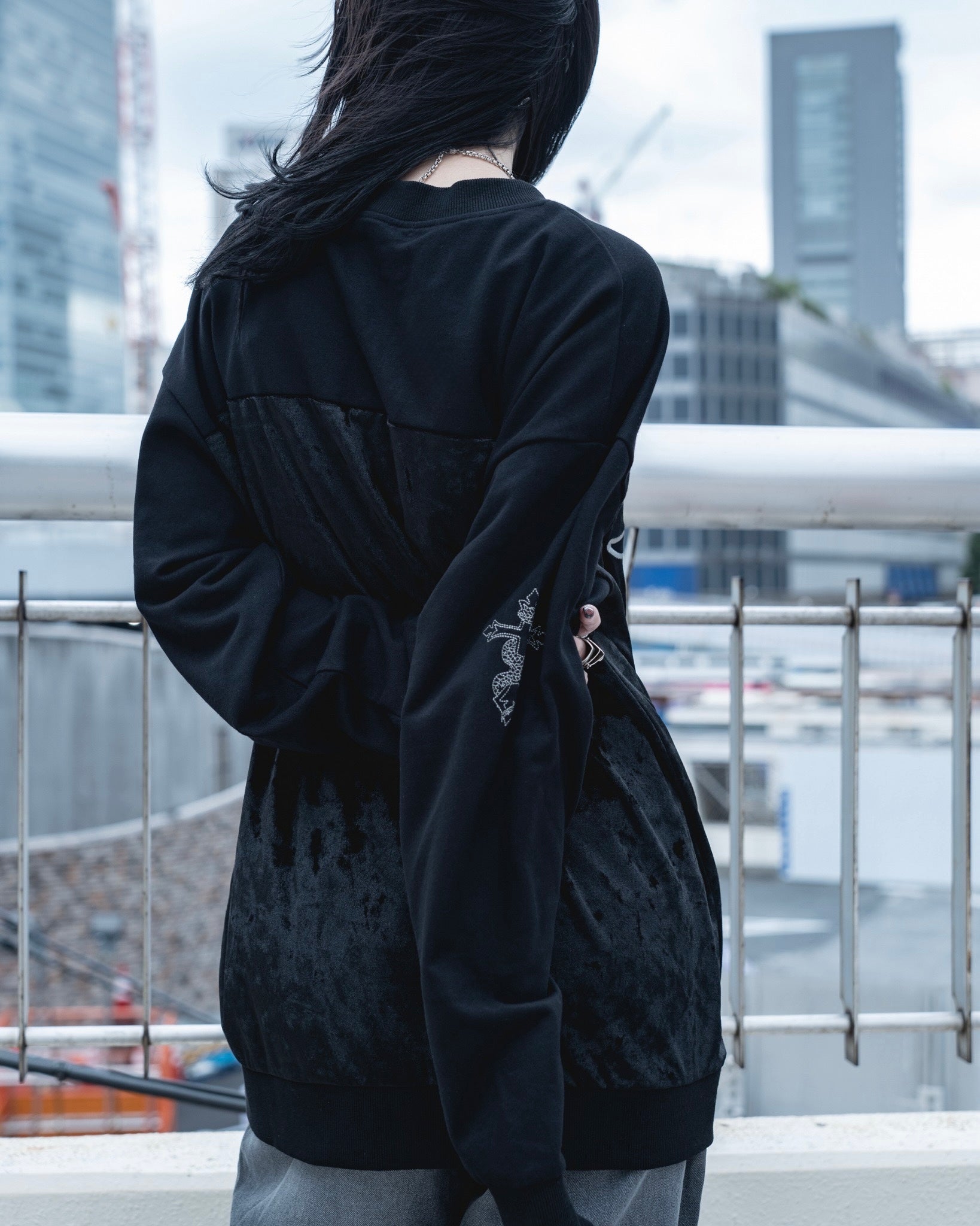 gibous GB Two Material Uniform sweat