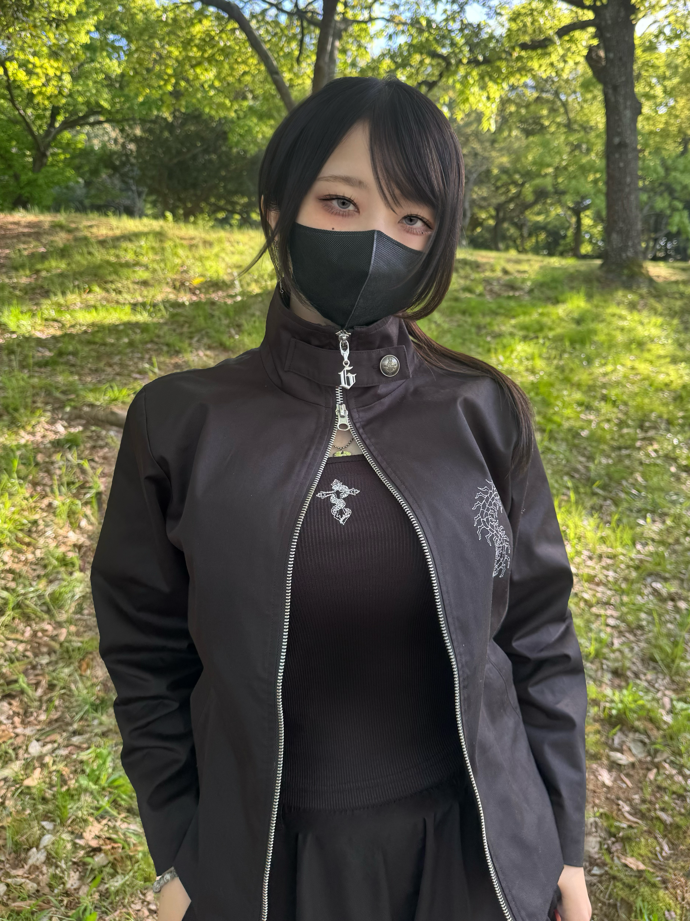 gibous button centipede jacket