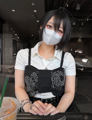 gibous snake scorpion ribbon bustier