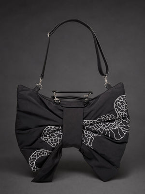 gibous snake scorpion ribbon bag