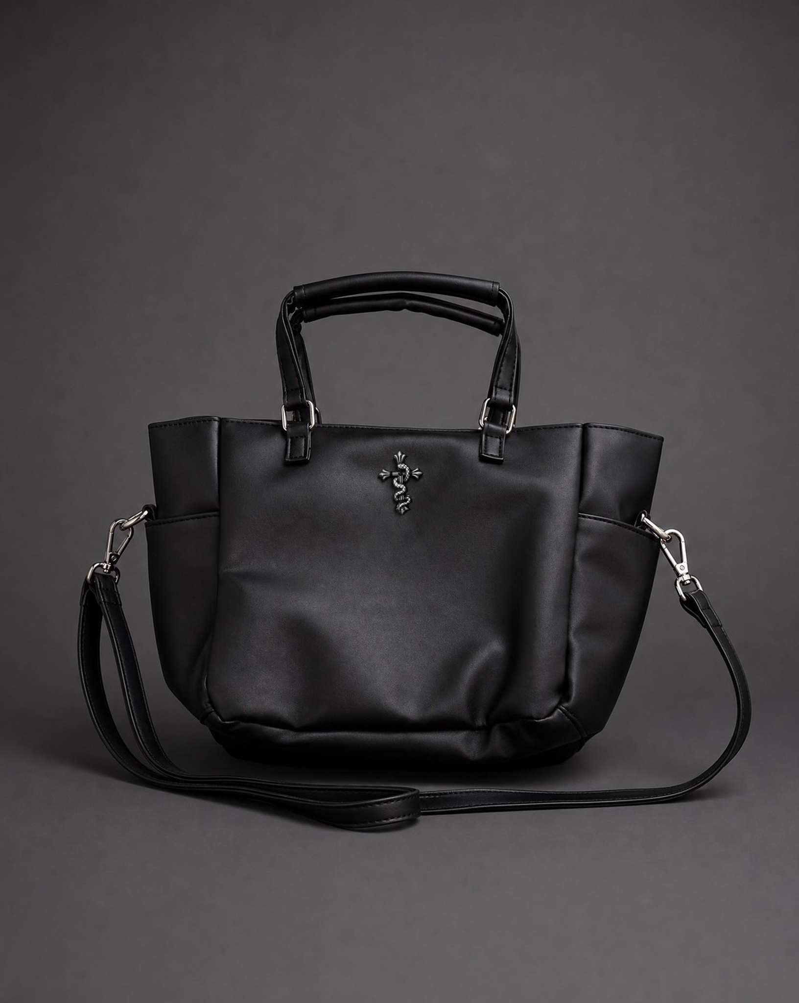 gibous snake cross multi pocket bag