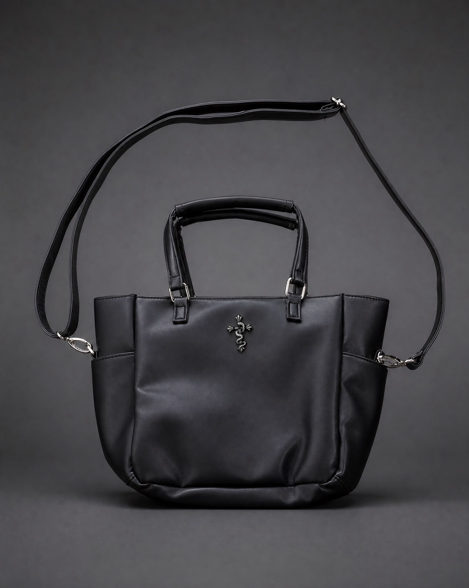 gibous snake cross multi pocket bag