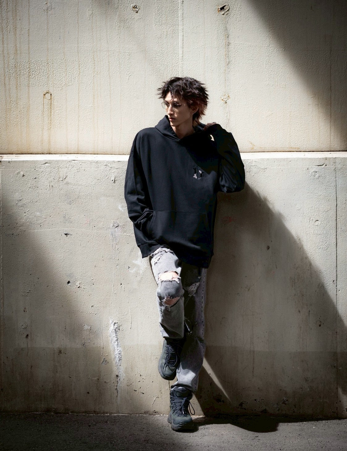 gibous G hoodie black