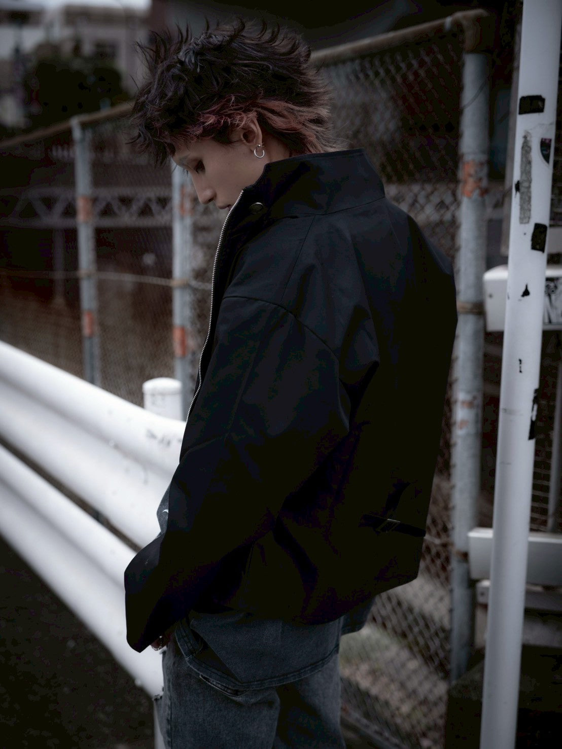 gibous button centipede jacket