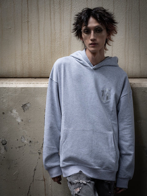 gibous G hoodie gray