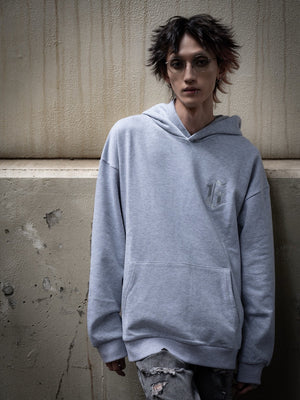 gibous G hoodie gray