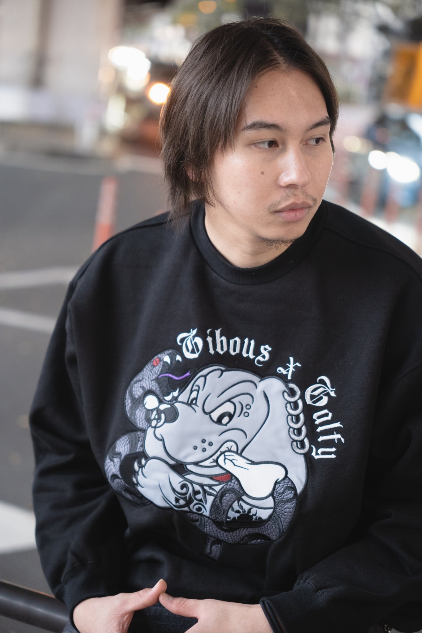 【受注生産】gibous×GALFY snake dog  trainer black