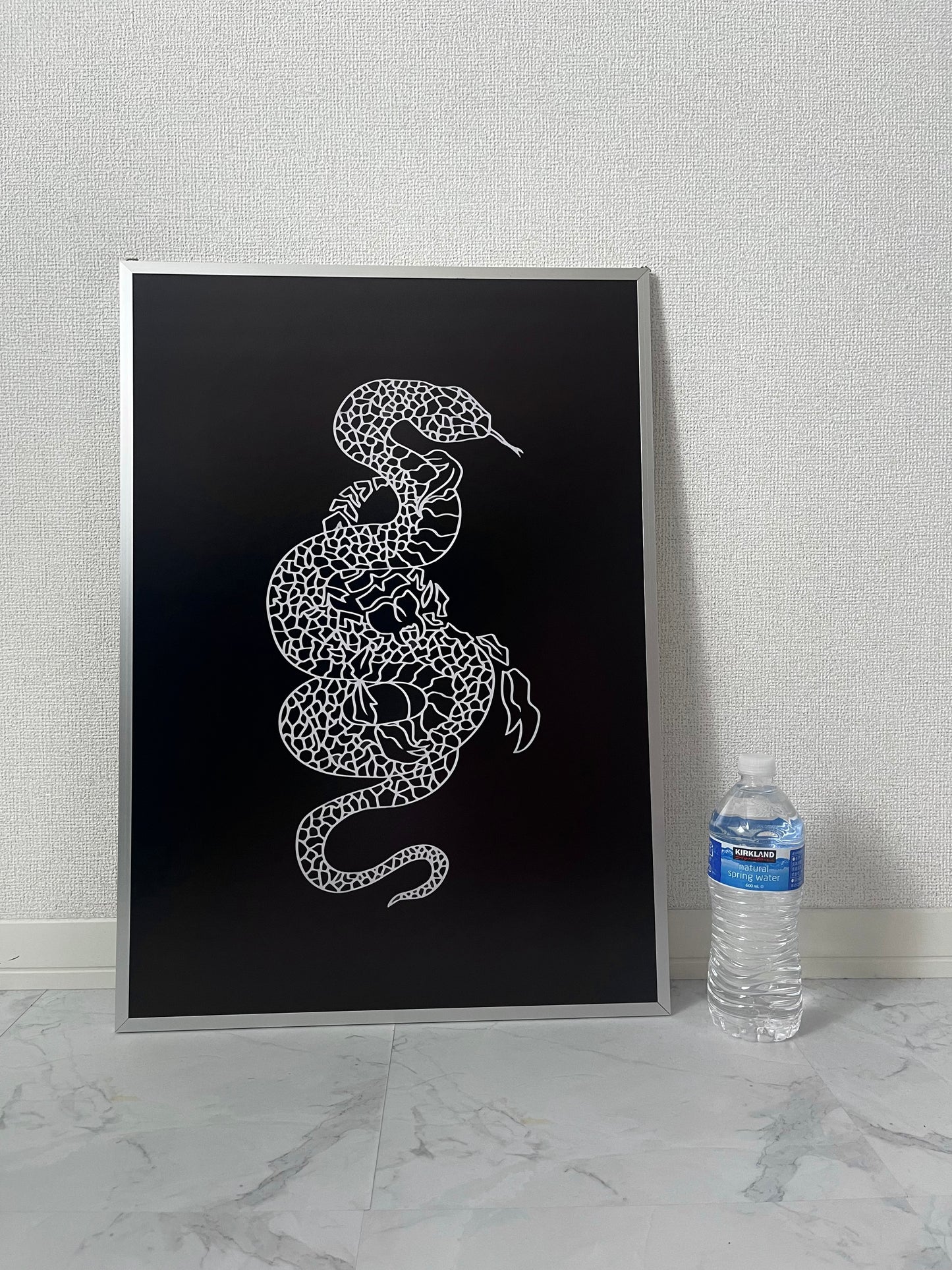 【受注生産】gibous snake scorpion art panel
