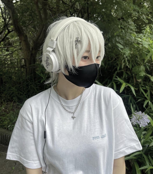 gibous 9photo t shirt white
