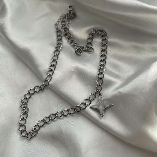 gibous snake star necklace