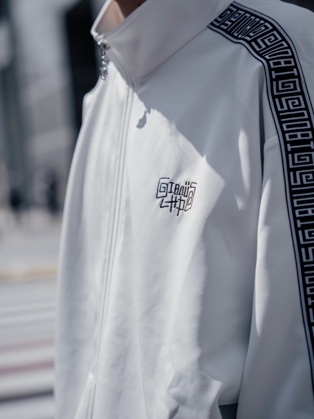 【再販】gibous×lhp logo track jersey white tops