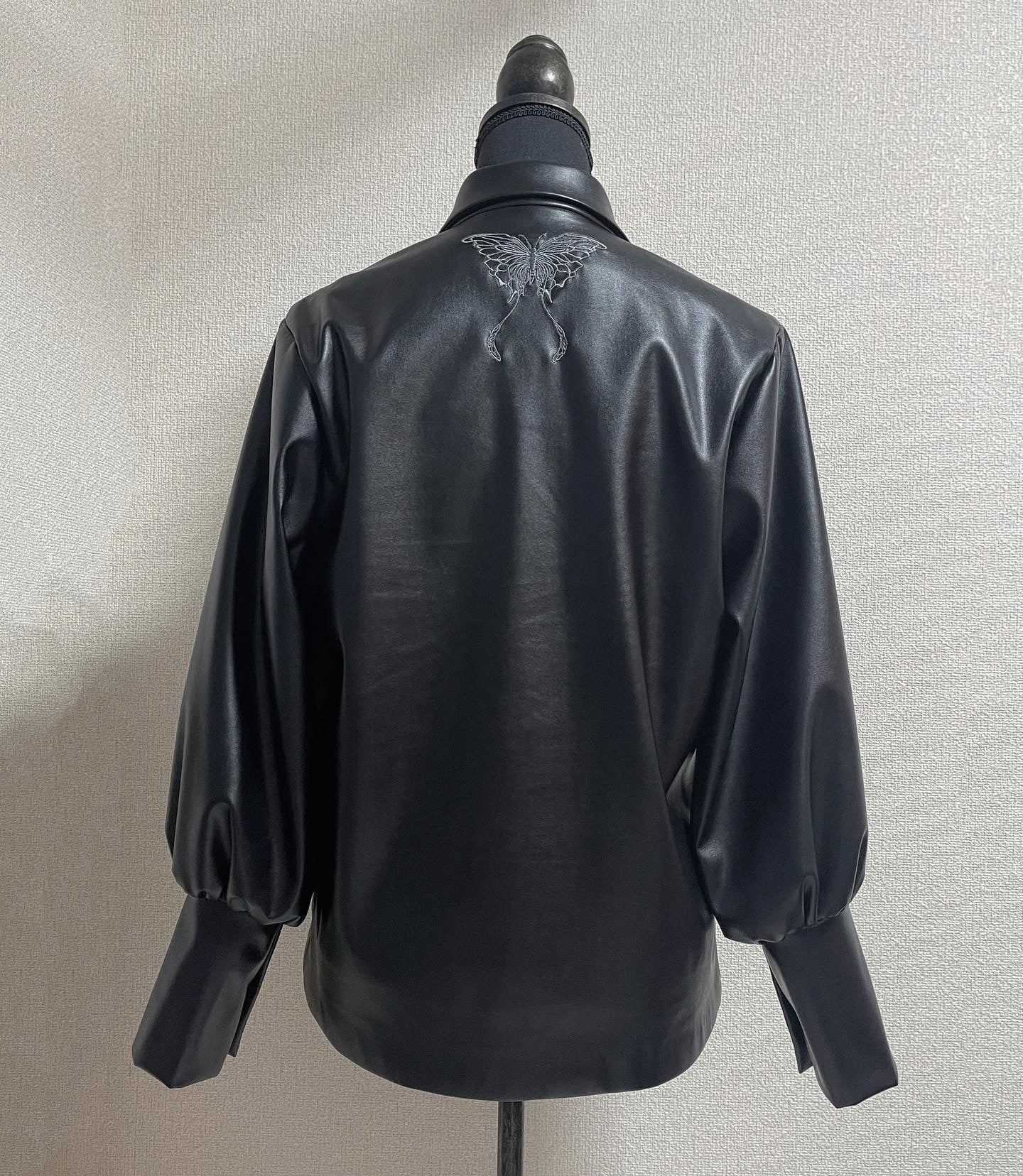 gibous fake leather jacket
