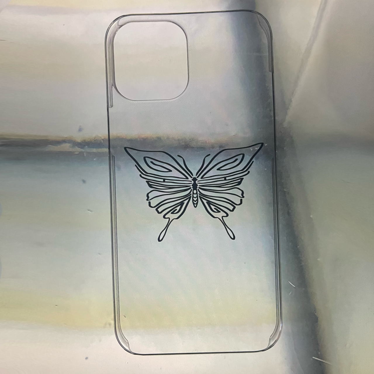 gibous logo butterfly iphone case