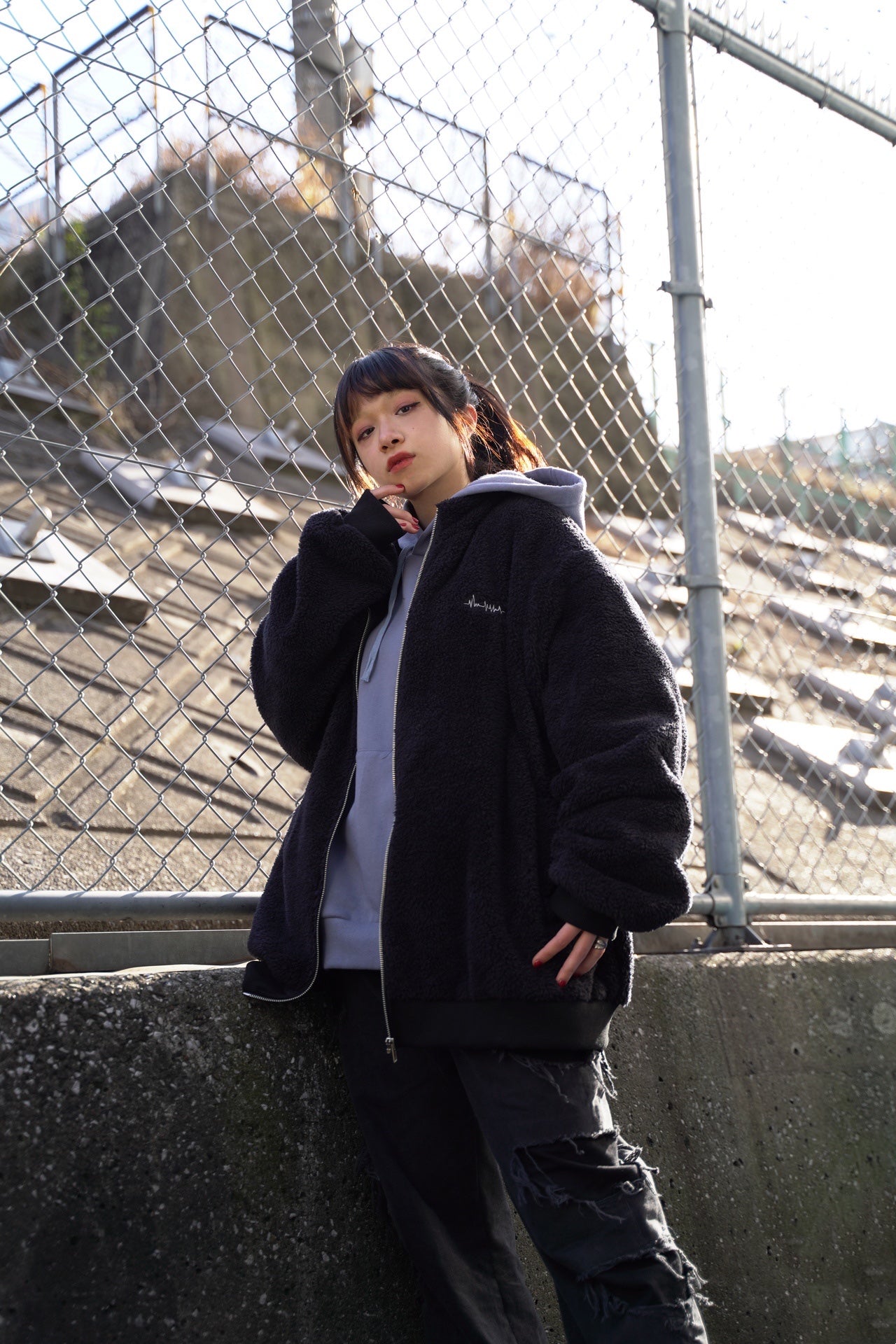 Ennoy BOA HOODED JACKET - ブルゾン