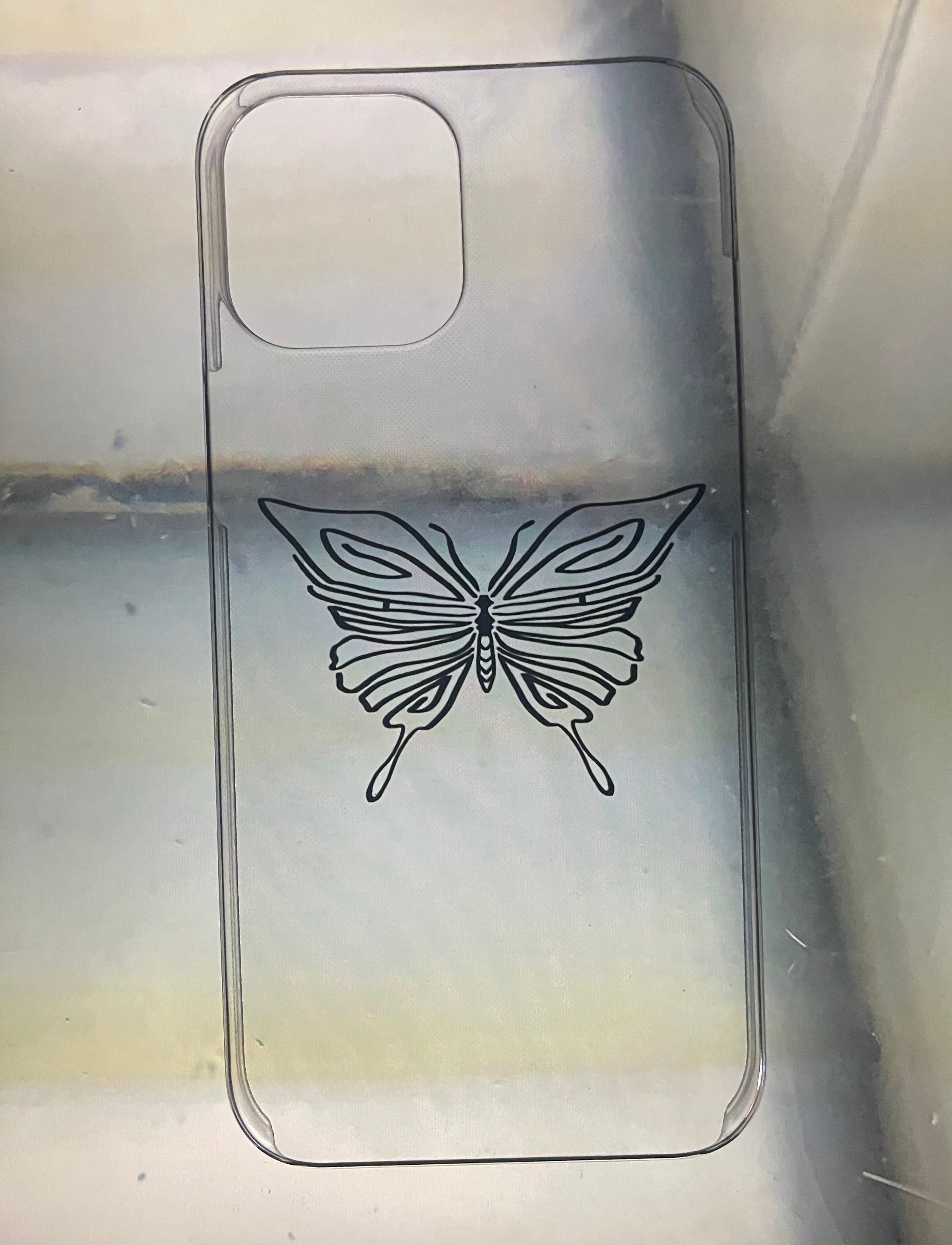 gibous logo butterfly iphone case