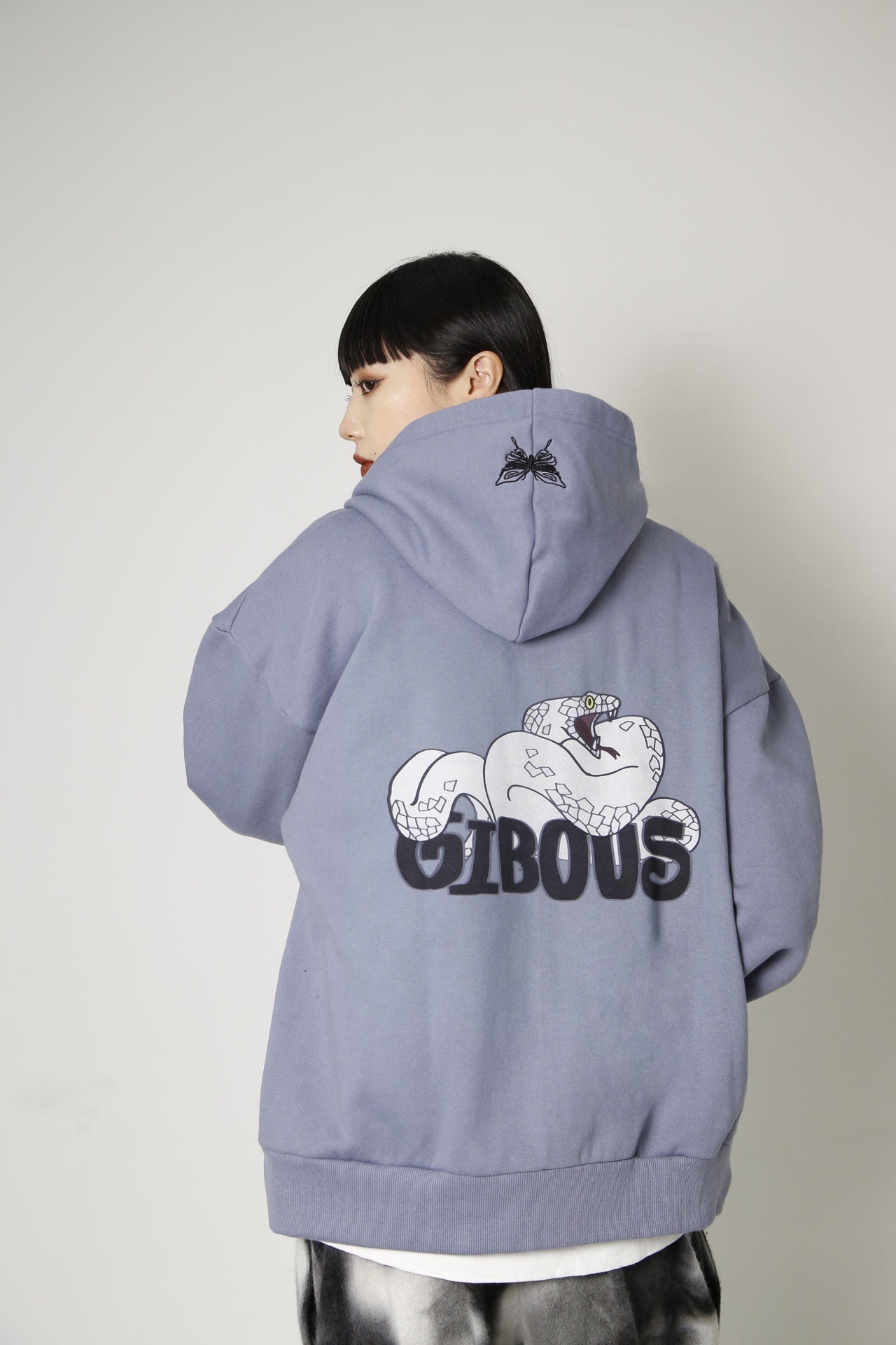 gibous snake logo parker blue