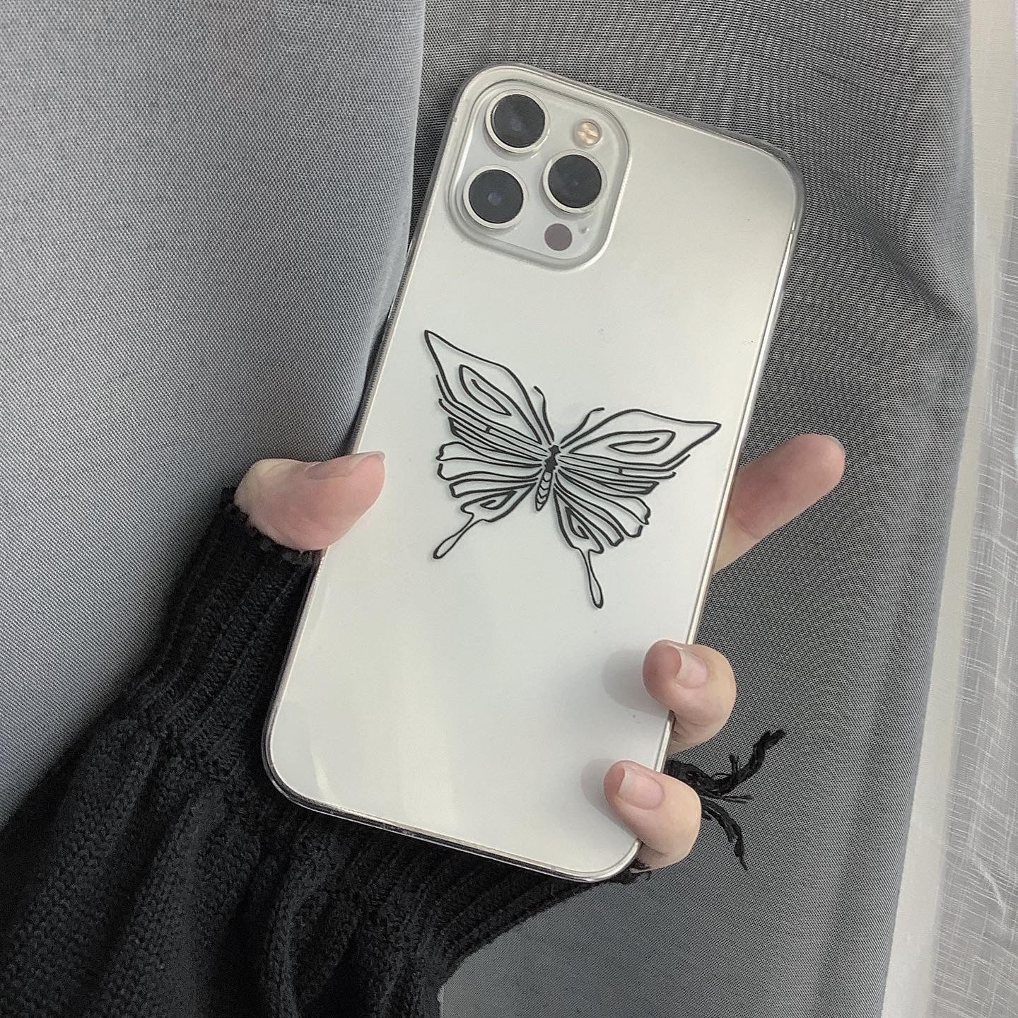 gibous logo butterfly iphone case