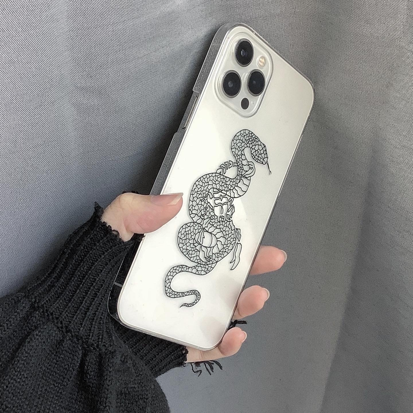 gibous logo snake scopion iphone case