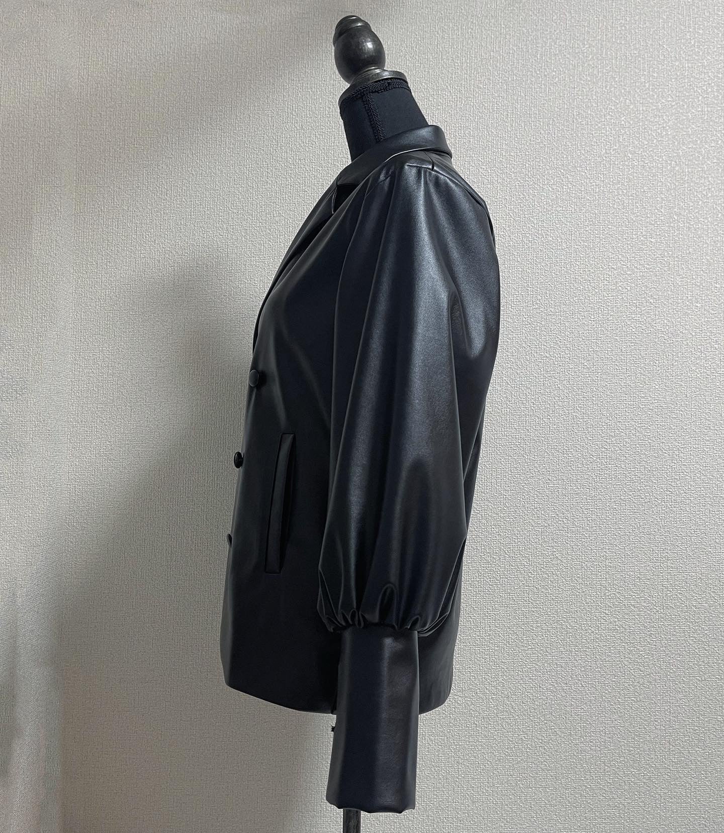 gibous fake leather jacket