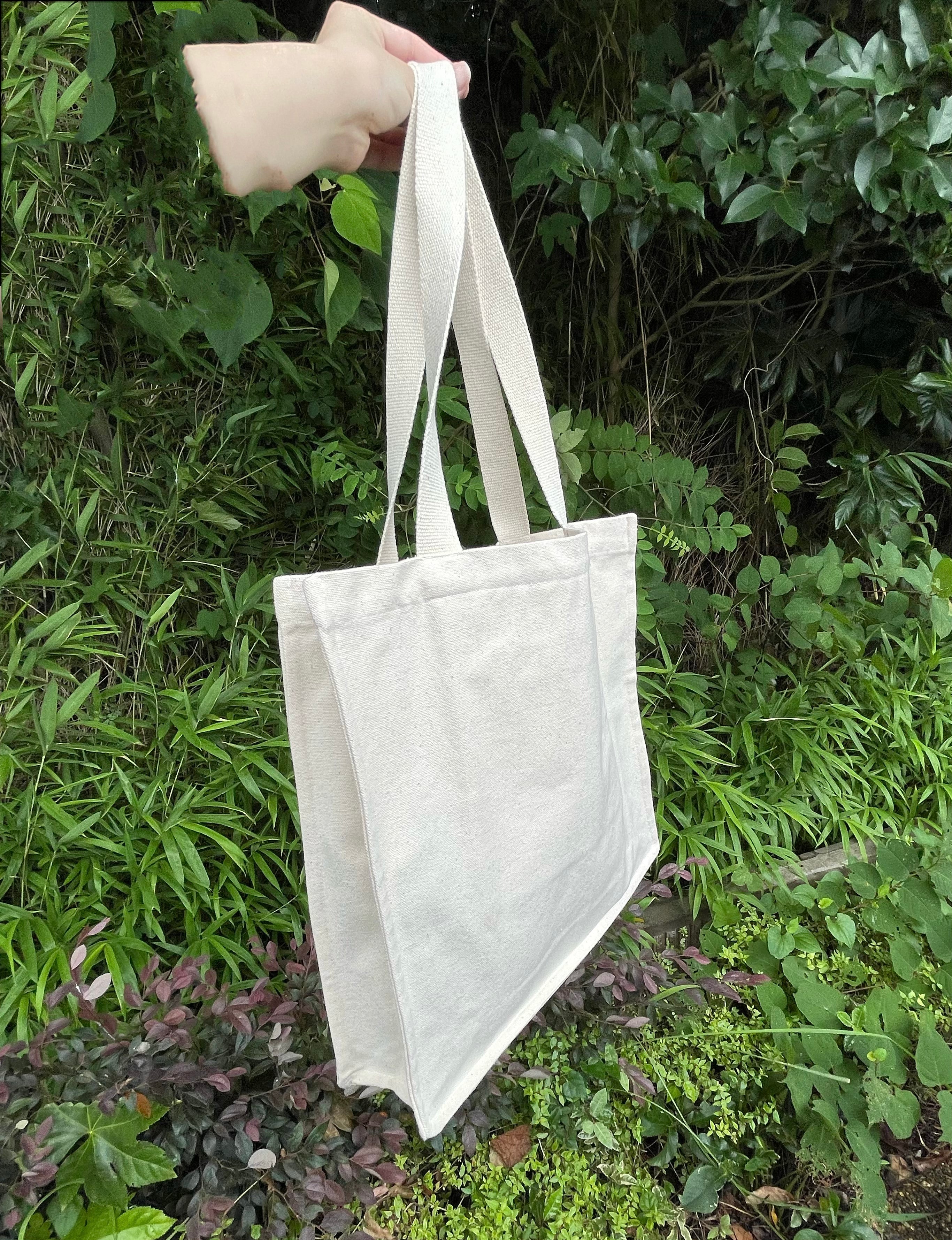 gibous Blue logo tote bag