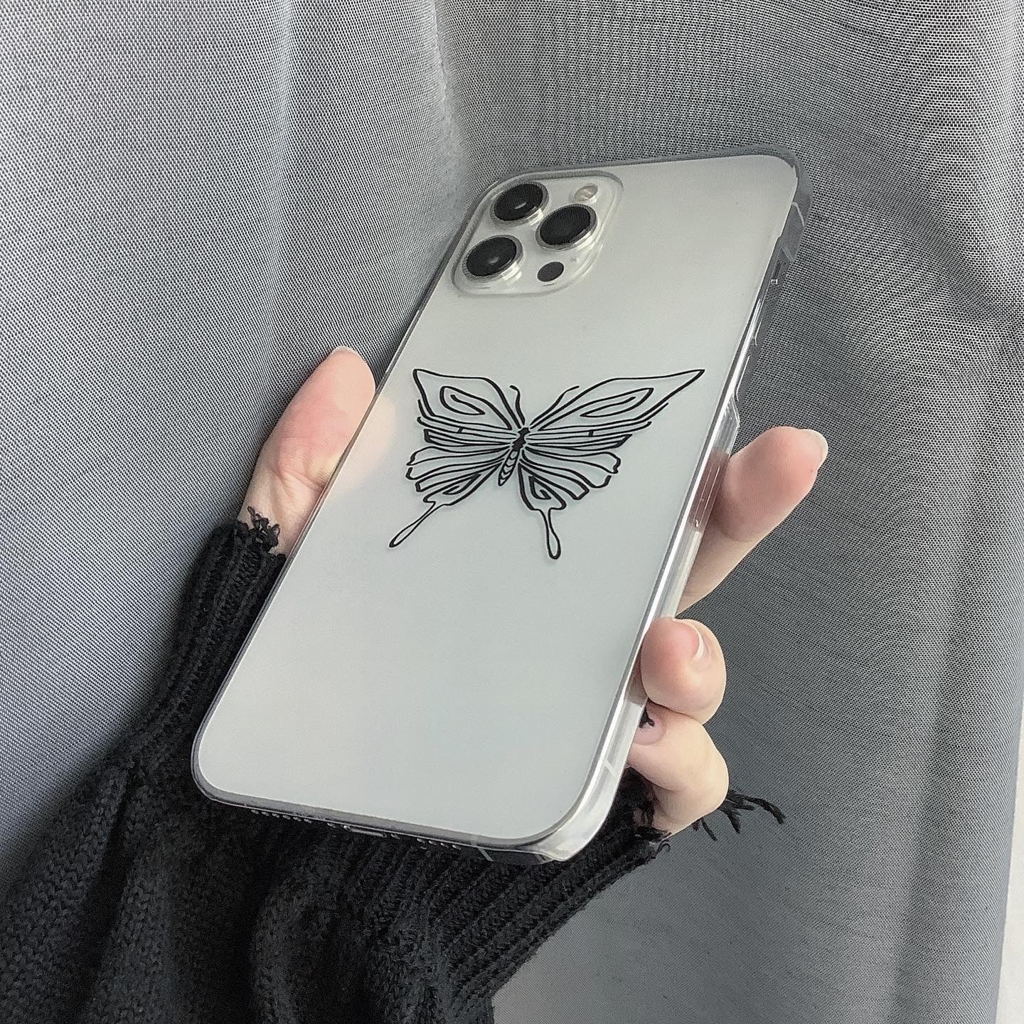 gibous logo butterfly iphone case