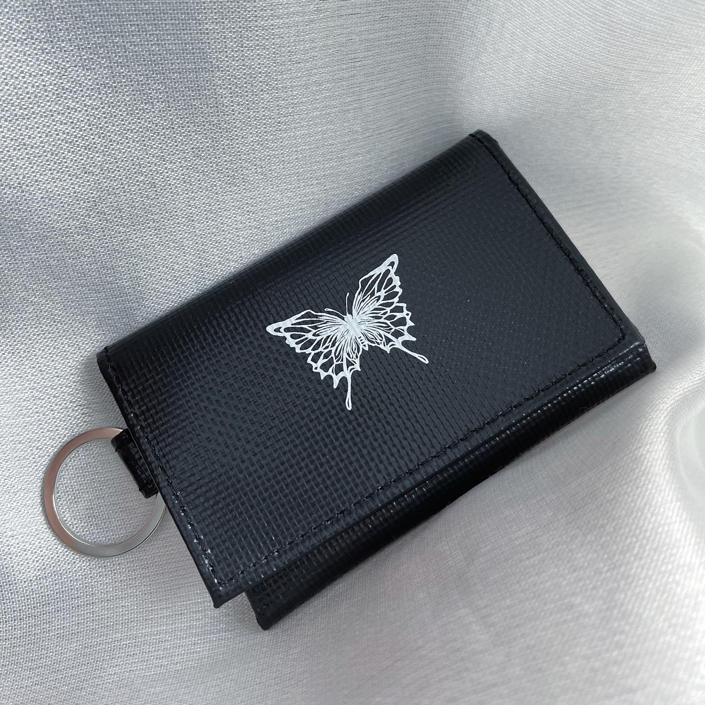 gibous butterfly Mini Key wallet