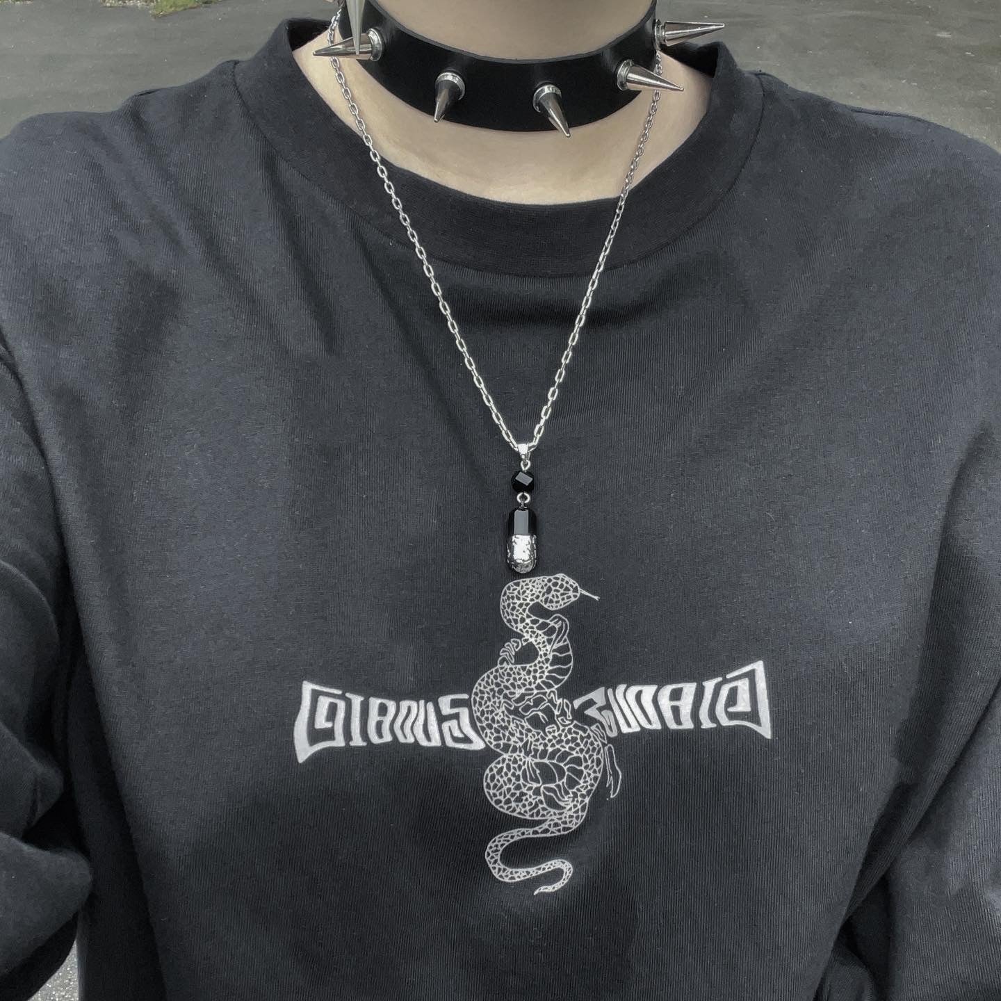 【再販】gibous snake medicine necklace