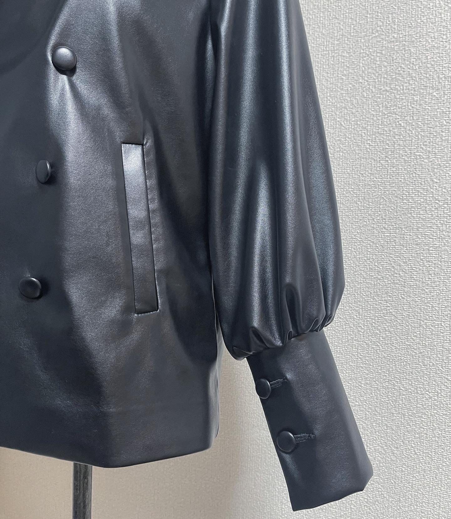 gibous fake leather jacket