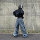 【再販】gibous scorpion zipper cargo trousers gray