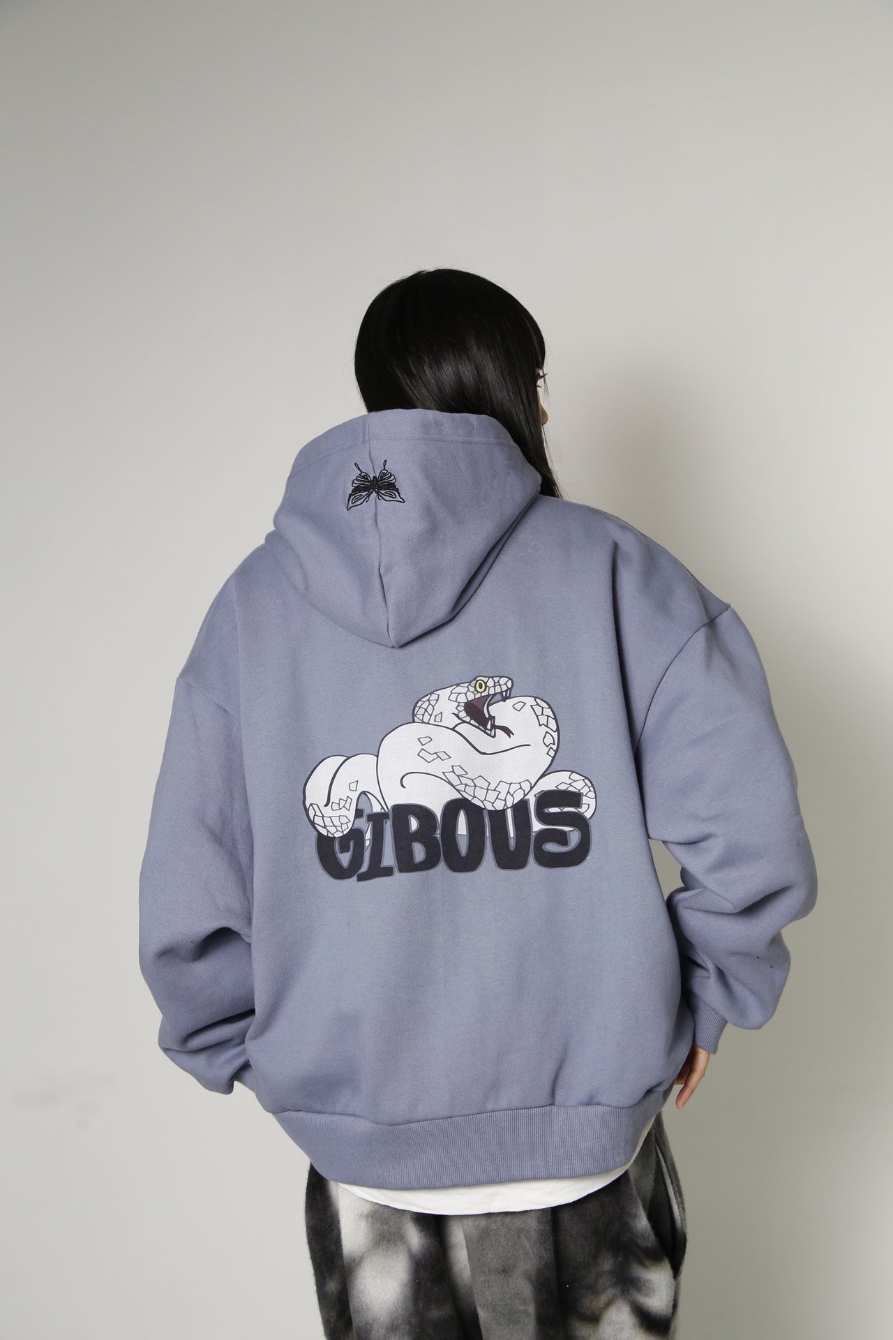 gibous snake logo parker blue