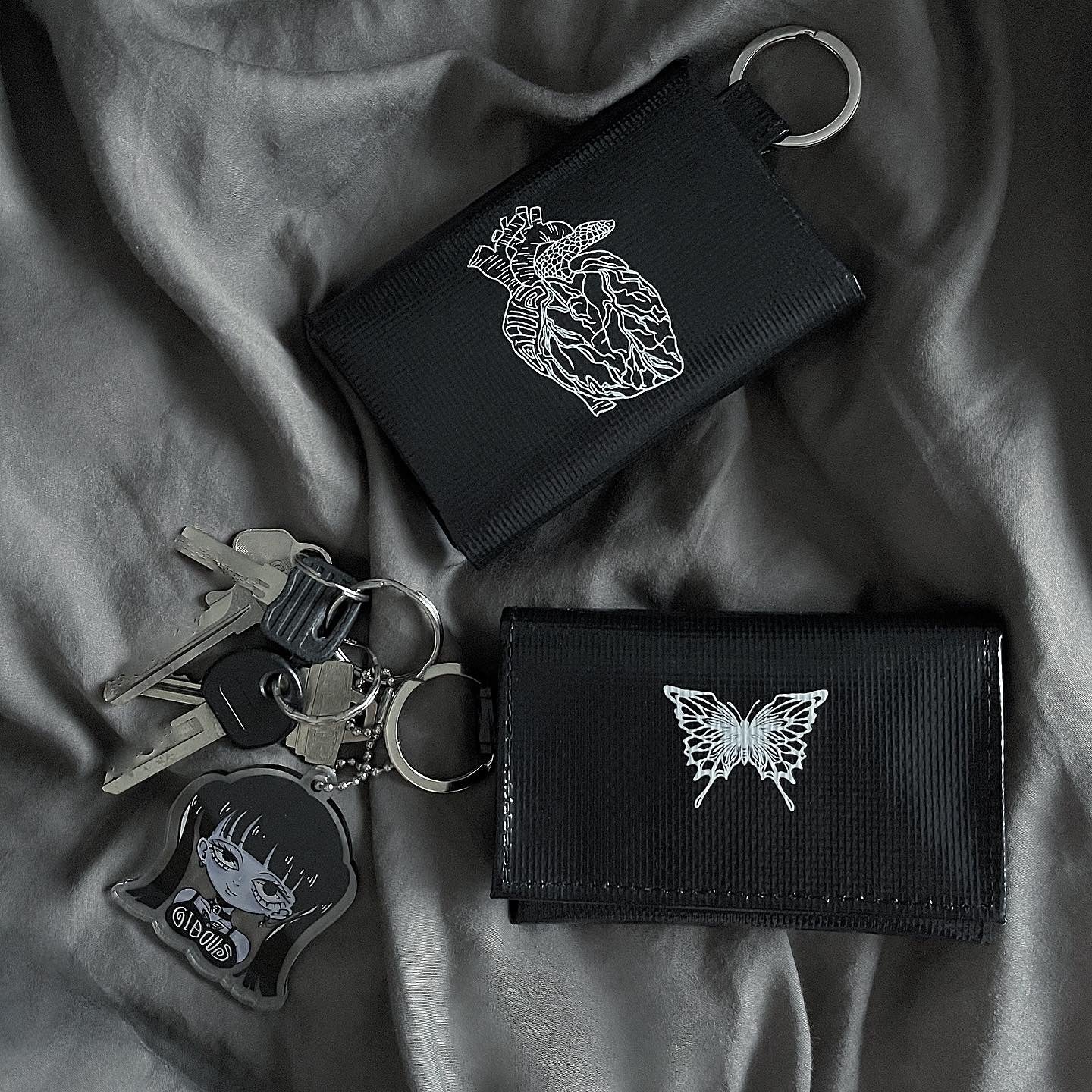 gibous snake heart Mini Key wallet