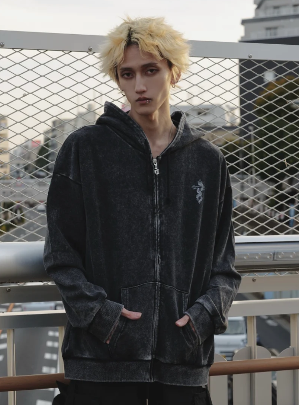 Takuma（175cm）がgibousを着用したLOOK 004