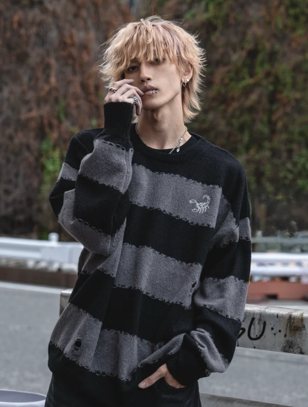 Takuma（175cm）がgibousを着用したLOOK 013